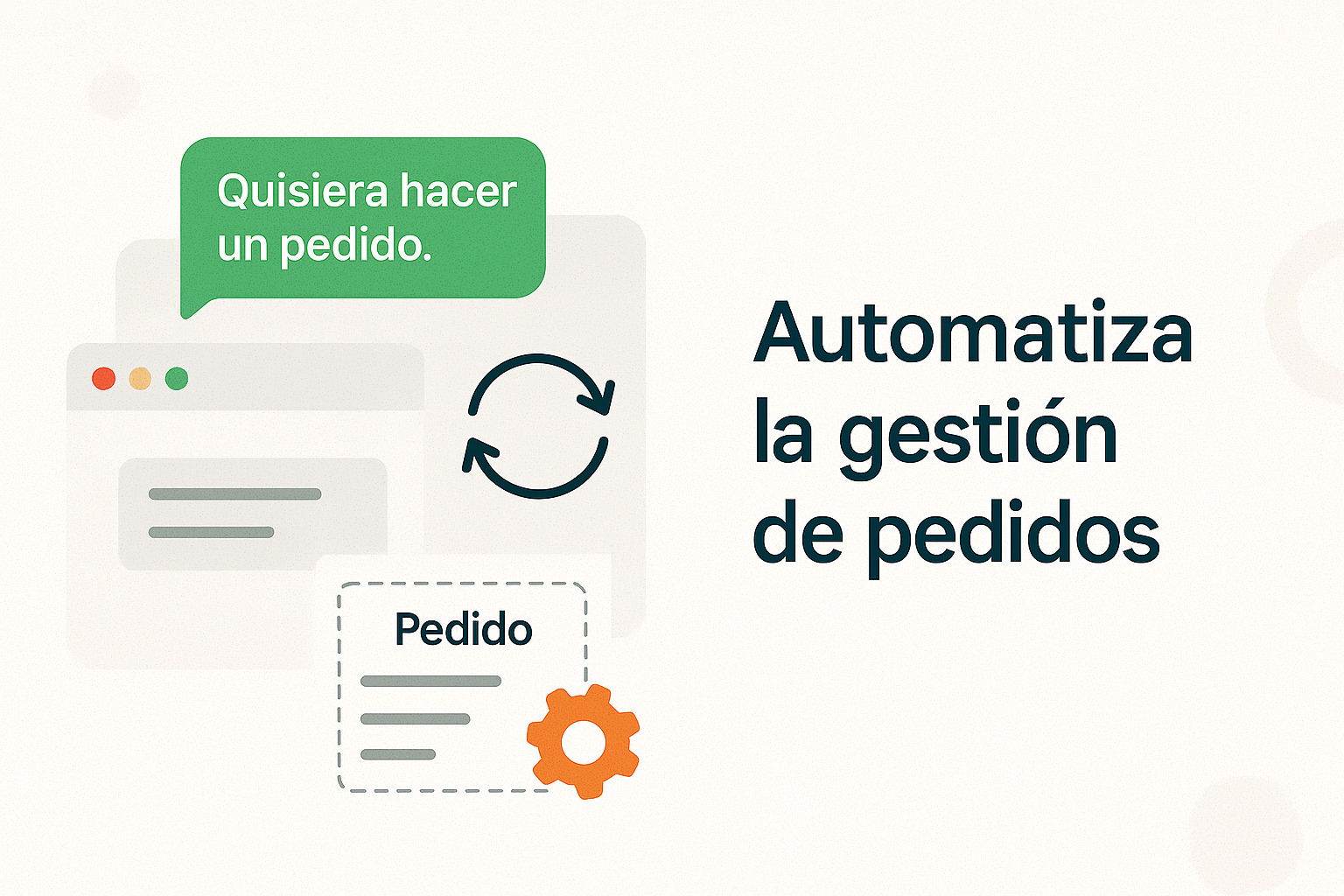 Automatiza la gestión de pedidos