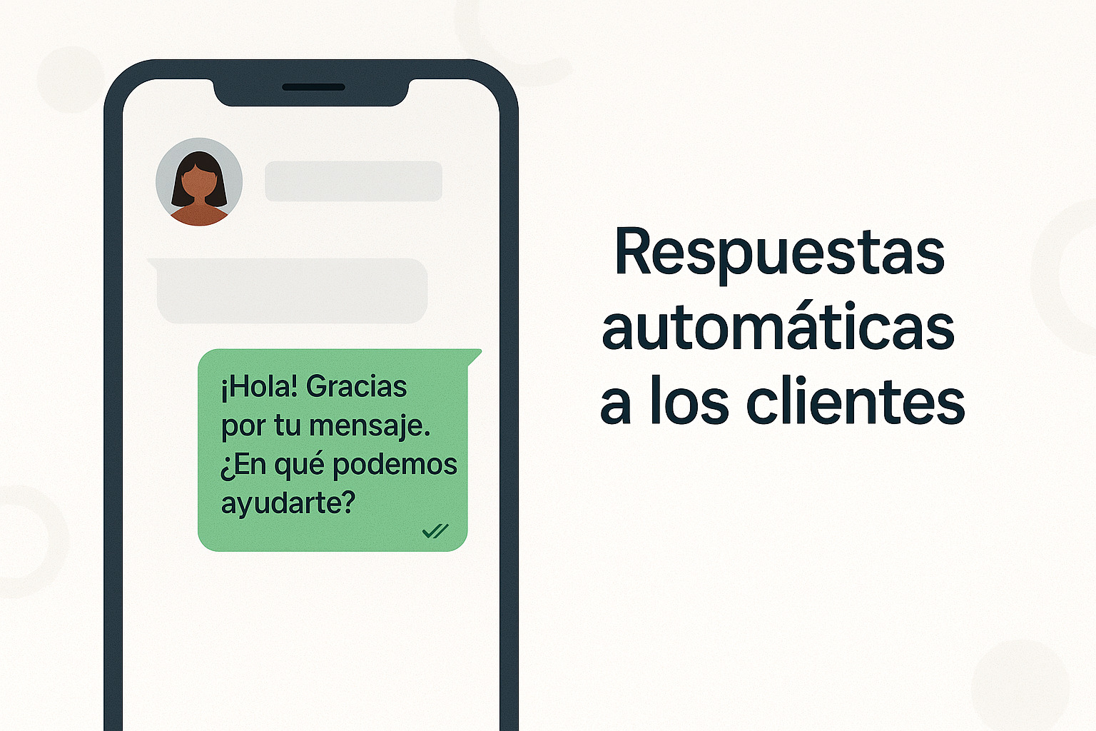 Respuestas automáticas a los clientes